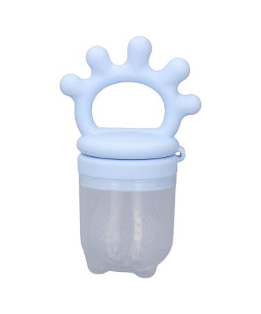 Baby Fruit Feeder - Silicone Teething Toy for Easy Feeding & Nutrition | Washable Light Blue - Buy Online on GoSupps.com