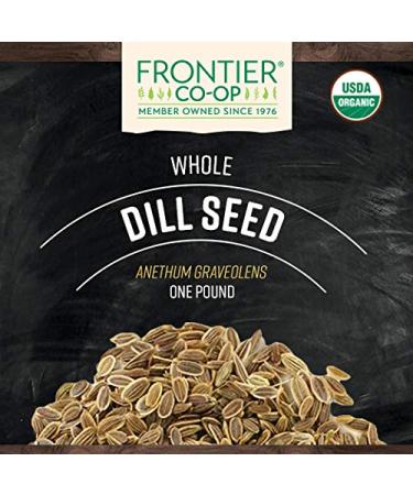 Frontier Co-op Organic Whole Dill Seed 1lb - Buy Online on GoSupps.com