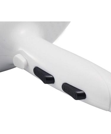 2000 Watt Compact Hair Dryer Dual Voltage Travel Hair Dryer Household Hair Dryer Hot and Cold Air Ion Hair Dryer/Black (White) - Buy Online on GoSupps.com