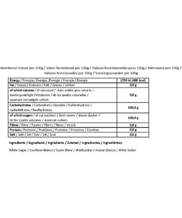 Pinin Pero - White Granulated Sugar 1Kg | Made in Italy - Buy Online on GoSupps.com