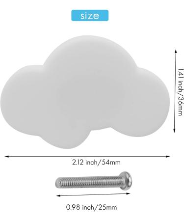 Povxlum 10pcs Cartoon Cloud Knobs Kids Drawer Pulls for Bedroom & Kitchen Furniture | International Shipping Available - Buy Online on GoSupps.com