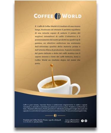  Coffee World Coffee World 75 capsules compatible with Nespresso * coffee machines Dolce & Cremeux 5.5 g - Buy Online on GoSupps.com