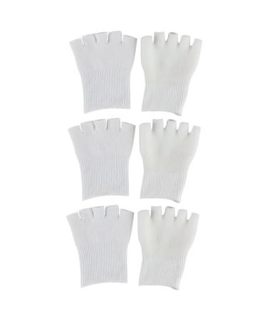 Healeved 3 Pairs Five Toe Gel Socks Moisturizing Socks Fabric and Gel Material Foot Spa Socks Dry Cracked Heels Socks Foot Care Socks Foot Care Supplies Thumb Foot Socks Orthotics