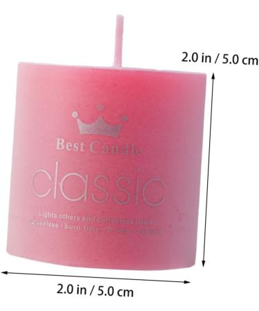FRCOLOR 6pcs Scented Soy Candles - Red Cylindrical Event Candles for Parties - Women's Fragrance - International Shipping - Buy Online on GoSupps.com