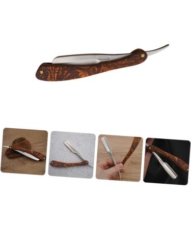 Ipetboom Stainless Steel Eyebrow Razor for Men | Rustproof Folding Hairdresser Blade | Vintage Barber Accessories | International Shipping Available - Buy Online on GoSupps.com