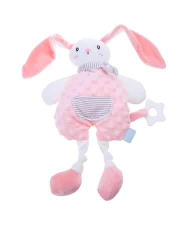 Baby comforting towel sensory Montessori toy bear hand size toys for baby accompanying toys soothing towels for infants multi-colored