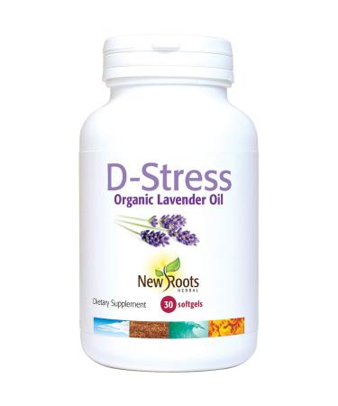 New Roots D-stress Organic Lavender Oil 30 softgels