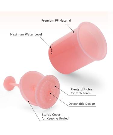 Anself Foam Maker for Face Wash - Portable Bubble Maker & Facial Cleansing Tool - White - Buy Online on GoSupps.com