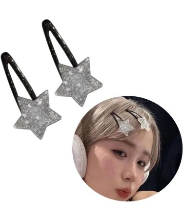 Limtula Star Hair Clip for Women Hot Girl -Slip Side Clip Hairpin Sweet Pentagrams Hair Barrettes Women Headdress - Buy Online on GoSupps.com