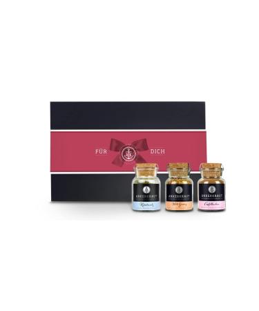 Ankerkraut gift set for you with herbal salt wok spice and apple pie to give away for friends family high-quality deluxe box with banderole - Buy Online on GoSupps.com