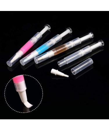 Buy 5 Pack 3ml Transparent Twist Pen Refillable Nail Oil & Lip Gloss Brush Pens Perfect for Teeth Whitening & Cosmetics - Buy Online on GoSupps.com