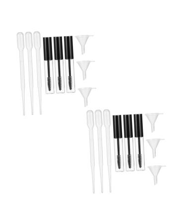 VINTORKY 1 Set Mascara Tube Clear Lipgloss Clear Lip Gloss Lip Plumper Gloss Eyeliner DIY Mascara Bottle Abs