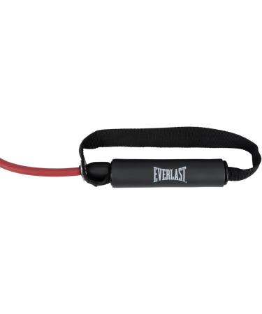 Everlast Medium Resistance Band - Durable Latex Tube with Padded Handles Ideal for Pilates Home Gym Fitness Weight Loss Full-Body Workouts Great Exercise Equipment for Home & Recovery - Buy Online on GoSupps.com