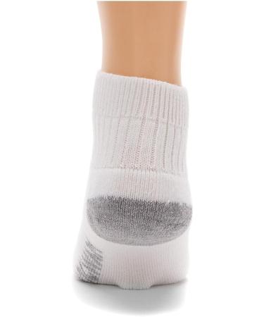 WigWam Diabetic Sport Quarter Socks - Large White | Comfortable & Supportive - Buy Online on GoSupps.com