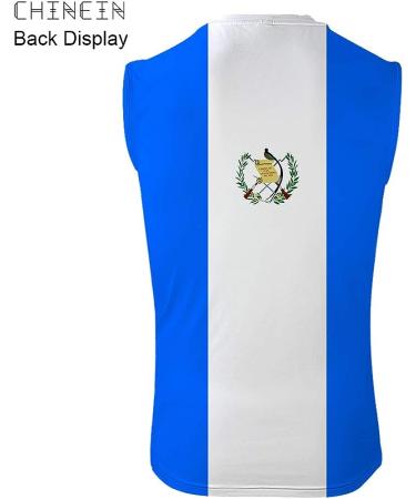 CHINEIN Men's Solid Tank Top - Guatemala Flag Design | Small - Buy Online on GoSupps.com