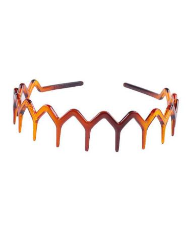 Teppylony 2PCS Zigzag Toothed Headband Hair Comb Set - Plastic Hard Headbands for Women and Men - Hair Accessory (Style A) - Buy Online on GoSupps.com
