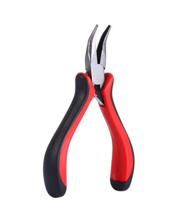 Filfeel Hair Extensions Tool Set - 100 Microring Pearls Hook Needle Tension Loop & Pliers for Seamless Extensions - Buy Online on GoSupps.com