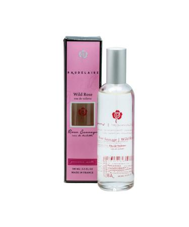 Provence Sante Eau de Toilette Spray - Luxury Long-Lasting Fragrance - Wild Rose Scent - Elegant Perfume Gift - Made in France - 3.5 Oz