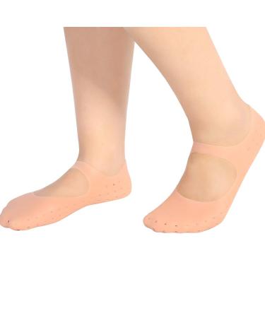 Silicone socks Gel Moisturizing Socks Foot Anti-Riss Protection Foot Care Tool Practition Lindle Plantar fasciitis heel bone spur softened dead skin (m-skin) - Buy Online on GoSupps.com