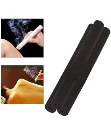 Zyyini Smokeless Moxa Rolls - 10pcs Black 12mm x 120mm Moxa Sticks for Mild Moxibustion - International Shipping Available - Buy Online on GoSupps.com