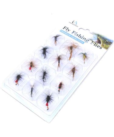 ANCLLO 12pcs Top Rating Fly Fishing Flies Assortment - Dry Nymphs & Streamers for Trout - International Shipping - Buy Online on GoSupps.com