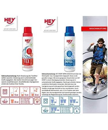 Hey Sport Tex-Wash 3 Series 750 ml | Optimal Care for Outdoor Gear | International Shipping Available - Buy Online on GoSupps.com