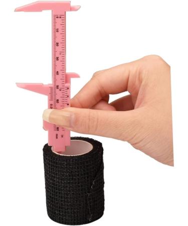 Mikinona R gle Sourcils Plastique Portable Coulisse Pr cise Pour Microblading Et Maquillage Outil Mesure Visage Et L ger Rose - Buy Online on GoSupps.com