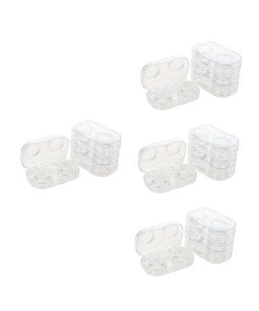 Solustre pack with 16 pieces of contact lens container container for eye contact container for contact lenses glasses box glasses case for inserting contact lenses A body