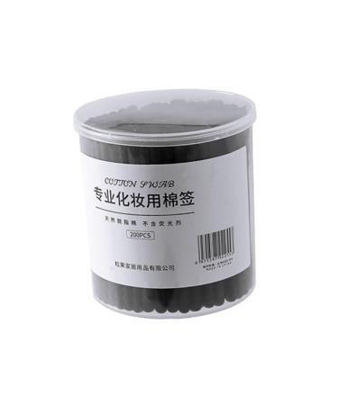 2 Cosmetic Cotton Stick Cleaning Swabs Paper Cotton Buds Cotton Swabs for Makeup White Earbuds Iodine Swab Black Cotton Swabs Cotton Tips Reusable Ear Baby Make up
