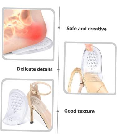 Buy Healvian 8 Pairs Self-Adhesive Silicone Heel Protectors - Invisible Gel Heel Pads for Women - Comfort & Pain Relief Insoles - Buy Online on GoSupps.com