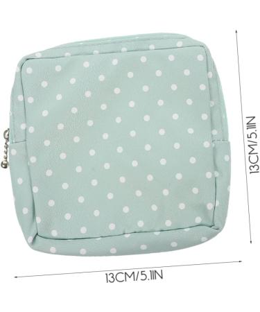 Adocarn Reusable Menstruation Pads Wallet - 4 Eco-Friendly Cotton Holders for Outdoor Trips - Delightful Green & Mint Care - Buy Online on GoSupps.com