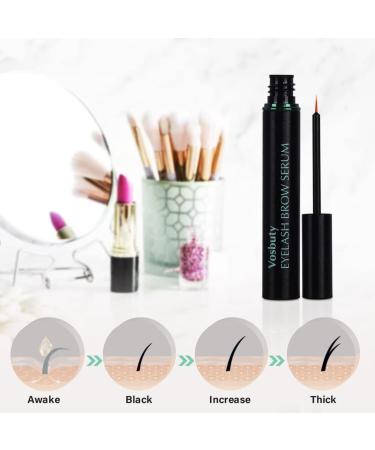 Potent Hypoallergenic Eyelash Growth Serum - Safe & Non-Irritating Formula - 5ml - Buy Online on GoSupps.com