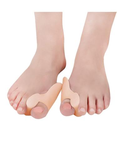 MICPANG Bunion Corrector - Gel Silicone Pads Splint for Bunion Relief - Big Toe Separator Cushion - Peach (3 Pairs) - Buy Online on GoSupps.com