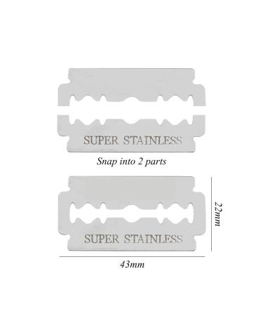 Premium Razor Manual Shaver for Men & Women - Complete Beard Face & Body Hair Removal - Buy Online on GoSupps.com