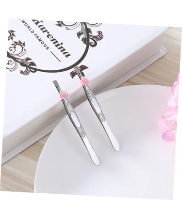 FRCOLOR Slant tip Eyebrow tweezer Stainless Steel Eyebrow Clip Eyebrow Eyebrow Removal Bevel a011 Tool - Buy Online on GoSupps.com