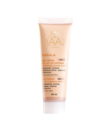Taaj |Matte Saffron Radiance BB Cream SPF 20 - Kerala |Gives moisture compensates for the complexion and brightens it |Soothing vegan |50 ml
