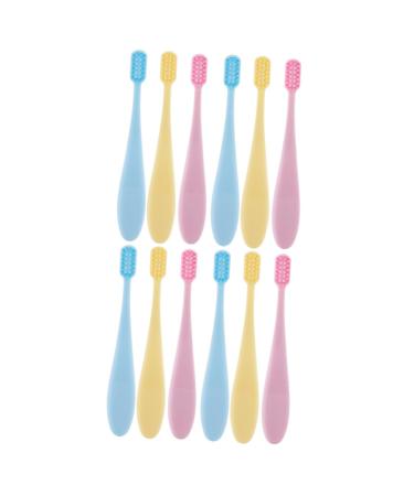 Gleavi 12-part set toothbrushes for children brightening toothbrush children's toothbrush travel toothbrush baby toothbrush Tools for tooth cleaning Thorough cleaning care bursts