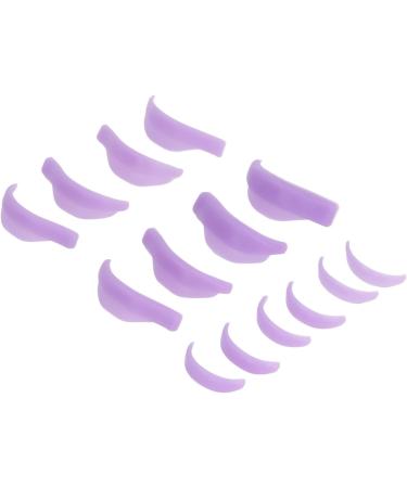 Eyelash Perm Pads Portable Silicone Soft 7 Pairs 7 Sizes Eyelash Lift Shields for Beauty Salons (Purple) - Buy Online on GoSupps.com