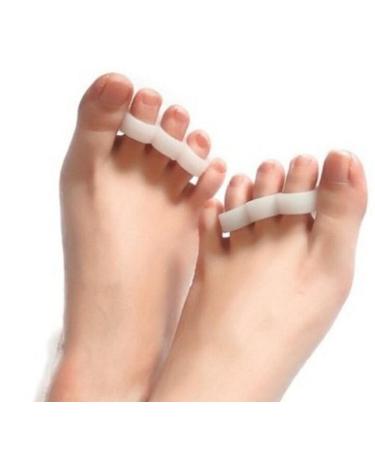 Pedimend Gel Hammer Toe Splint Cushion | Toe Separators & Spacers for Hammertoes | Foot Care for Men and Women (White) - Buy Online on GoSupps.com