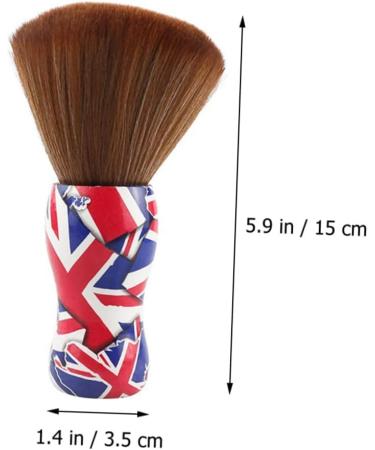 2pcs Hair Cleaning Brush & Dust Blower - Men's Shaving Brush & Fiber Wool Grooming Tool for Hairdressing - Buy Online on GoSupps.com