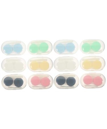 Solustrie 12 sentences Contact lens container Listing travel case lens holder Small plastic container lens container contact lens organizer Simple bracket accompanying box storage box