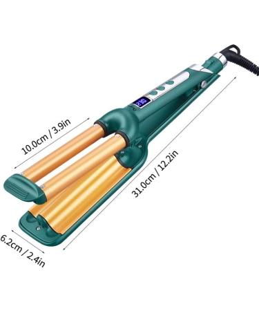 3 Barrel Curling Iron Professional Hair Waver for Women Tourmaline Ceramic Curling Wand Beach Wavy Curler With LCD Display Triple Barrel Hair Curler for Short Long Hair 16mm - Buy Online on GoSupps.com