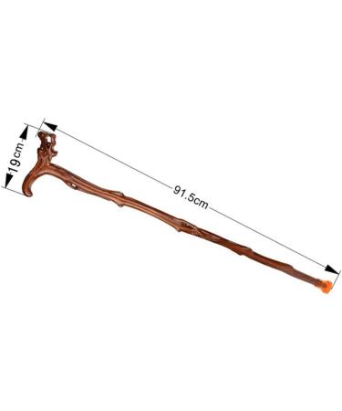 Faucet Crutches Walking Stick Portable Wooden Crutch Hiking Walker Cane Balancing Mobility Aid for The Elderly Guide Stick Safehappy - Buy Online on GoSupps.com