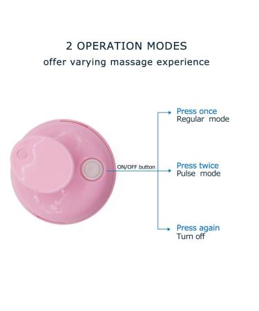 Electric Scalp Massager & Scrubber | Cordless Portable Head Scratching Massager with Vibration Comb for Hair Growth & Stress Relaxation - Pink - Buy Online on GoSupps.com