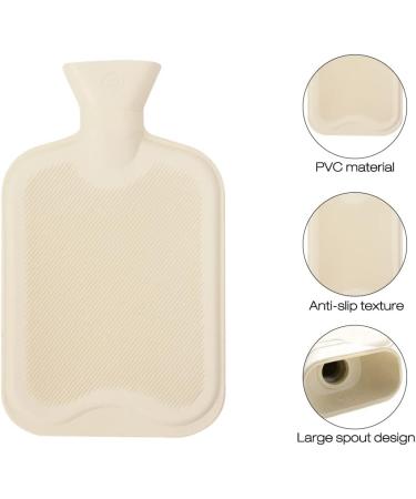 Buy EBKCQ Electric-Free Foot Warmer | 2-in-1 Plush Hot Water Bottle | Large 2L Heat Bottle for Cold Feet | Ideal for Men & Women | Gray - Buy Online on GoSupps.com