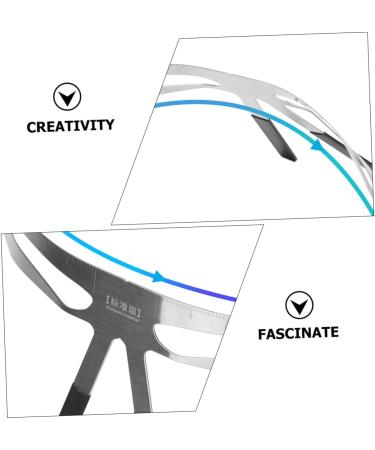 Balacoo Makeup Gadgets Makeup Tools Makeup Stencil Eyebrow Measure Tool Eyebrow Ruler Mold Number Girl Eyebrow Line - Buy Online on GoSupps.com