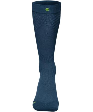 Bauerfeind Run Ultralight Compression Socks - Thin Sports Socks for Men & Women | Jogging & Fitness | Navy Blue L (44-46) - Buy Online on GoSupps.com