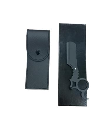 Professional Ring Finger Handle Razor - Barber Hair Shaving & Beard Trimming | Straight Cut Throat Wet Shaving Razor for Men - Ideal for Salon & Personal Use - Buy Online on GoSupps.com