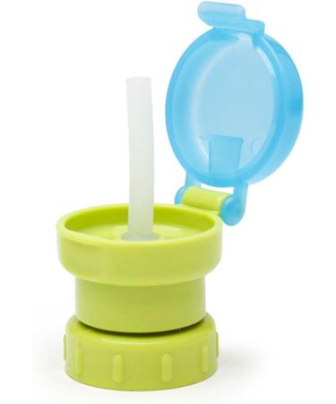 Spill Proof Water Bottle Straw Cap Portable SodaWater Bottle Twist Cover Cap with Straw for Children Adults - Buy Online on GoSupps.com