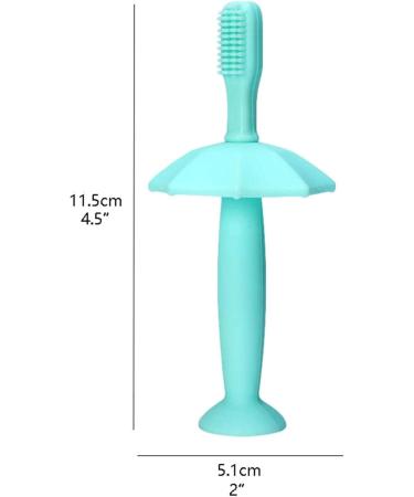 Zumaha Compact Soft Silicone Toothbrush | Manual Toddler Toothbrush with Interchangeable Head for Ages 1-3 | Ergonomic & Portable - Buy Online on GoSupps.com